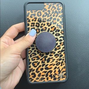 Leopard print wildflower phone case-iPhone 8 plus
